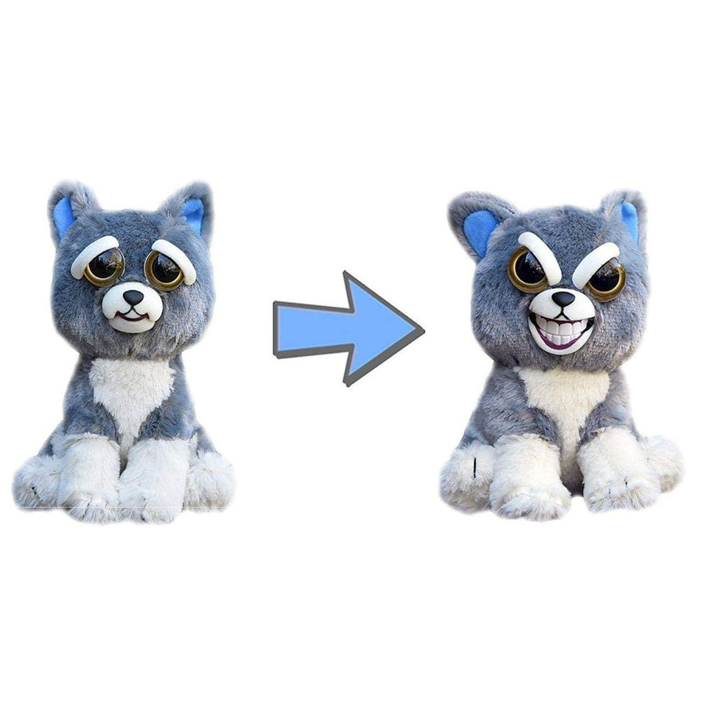 Feisty Pets Sammy Suckerpunch Dog Evil Grin Plush Figure - Radar Toys