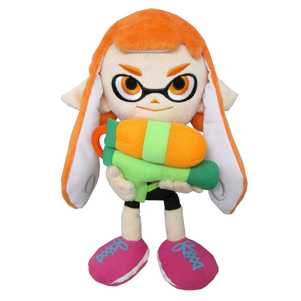 Little Buddy Splatoon Inkling Girl Orange 8 Inch Plush - Radar Toys