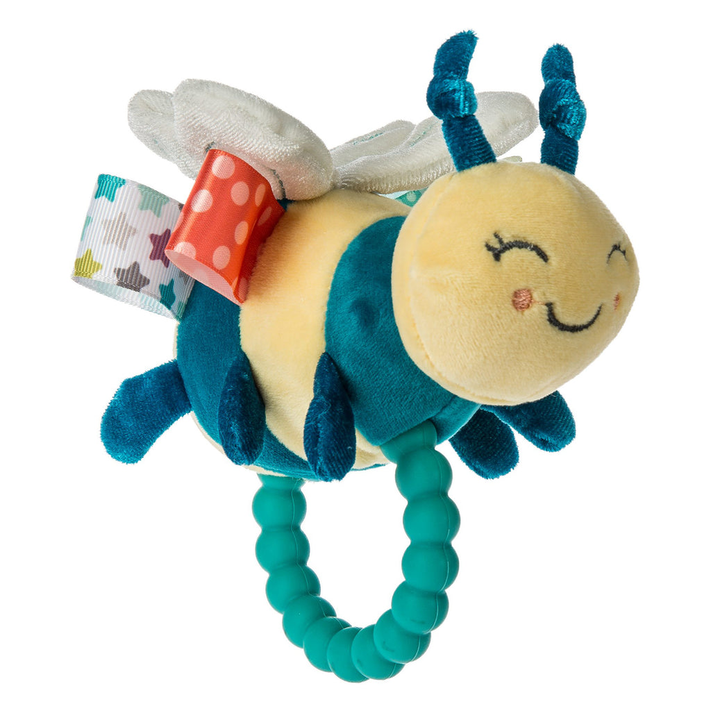 Mary Meyer Taggies Fuzzy Buzzy Bee Teether Rattle - Radar Toys