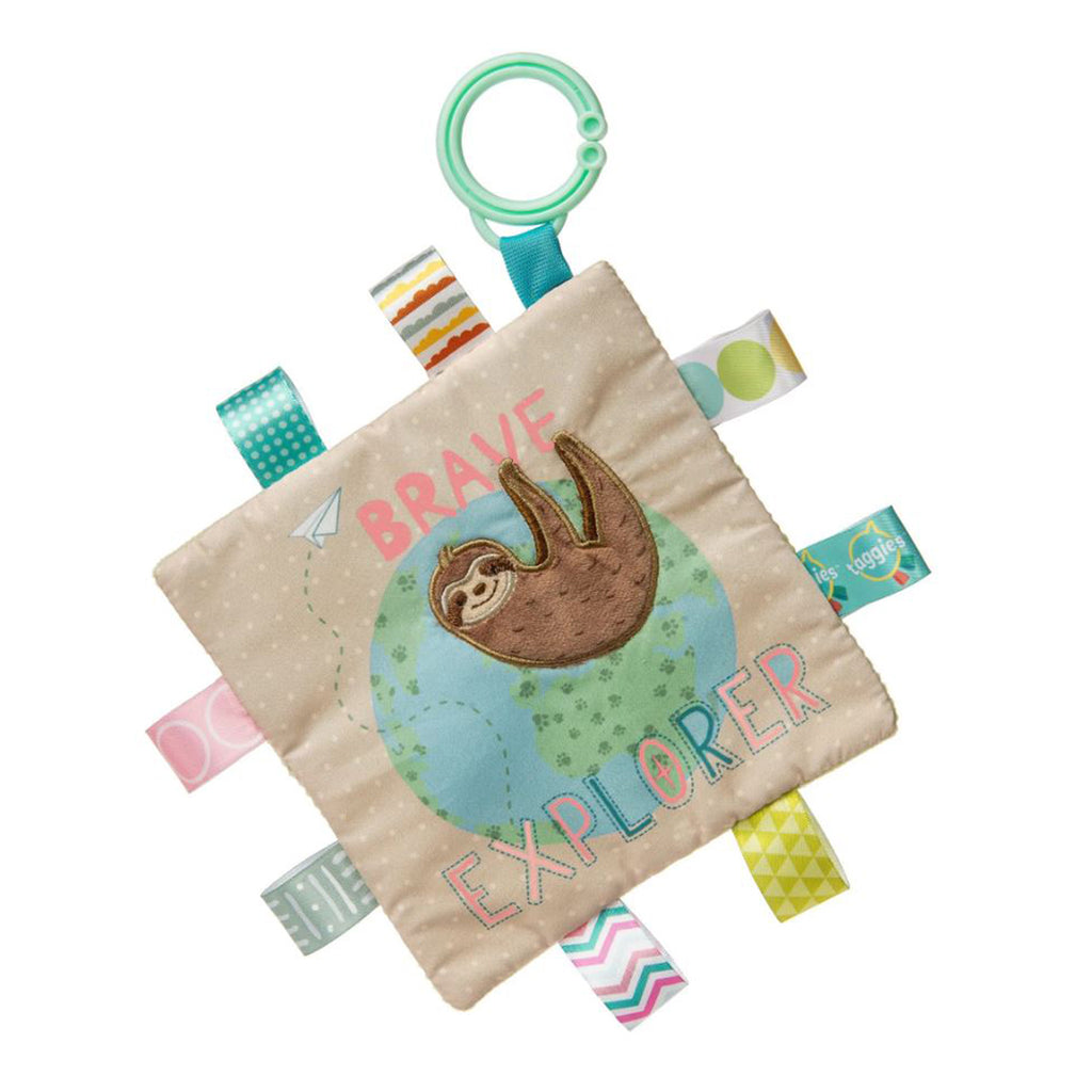 Mary Meyer Taggies Crinkle Me Brave Explorer Sloth - Radar Toys