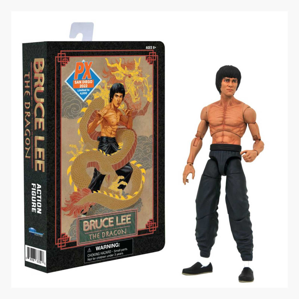 Diamond Select The Dragon SDCC VHS Bruce Lee Action Figure - Radar Toys