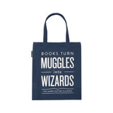 Books Turn Muggles Into Wizards Tote Bag - Radar Toys