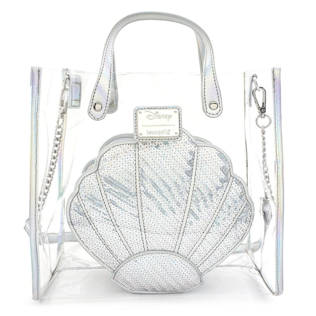 Loungefly Disney Little Mermaid 30th Anniversary Crossbody And Clutch Purse Set