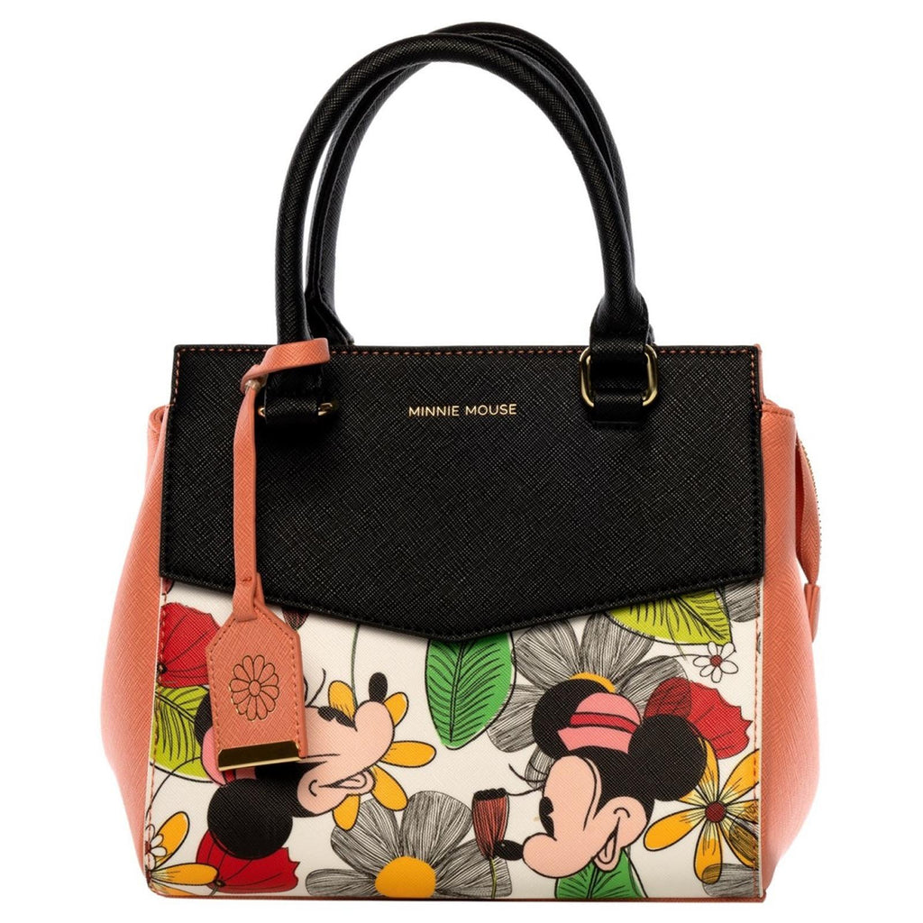 Loungefly Disney Minnie Mouse Flowers Crossbody Purse