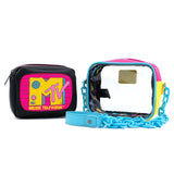 Loungefly MTV Clear Bag With Interior Pouch Crossbody Purse - Radar Toys