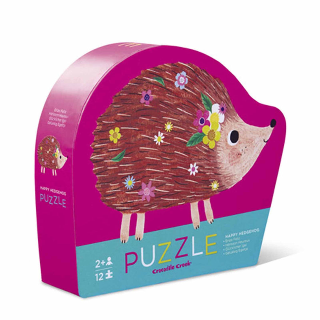 Crocodile Creek Happy Hedgehog 12 Piece Puzzle - Radar Toys