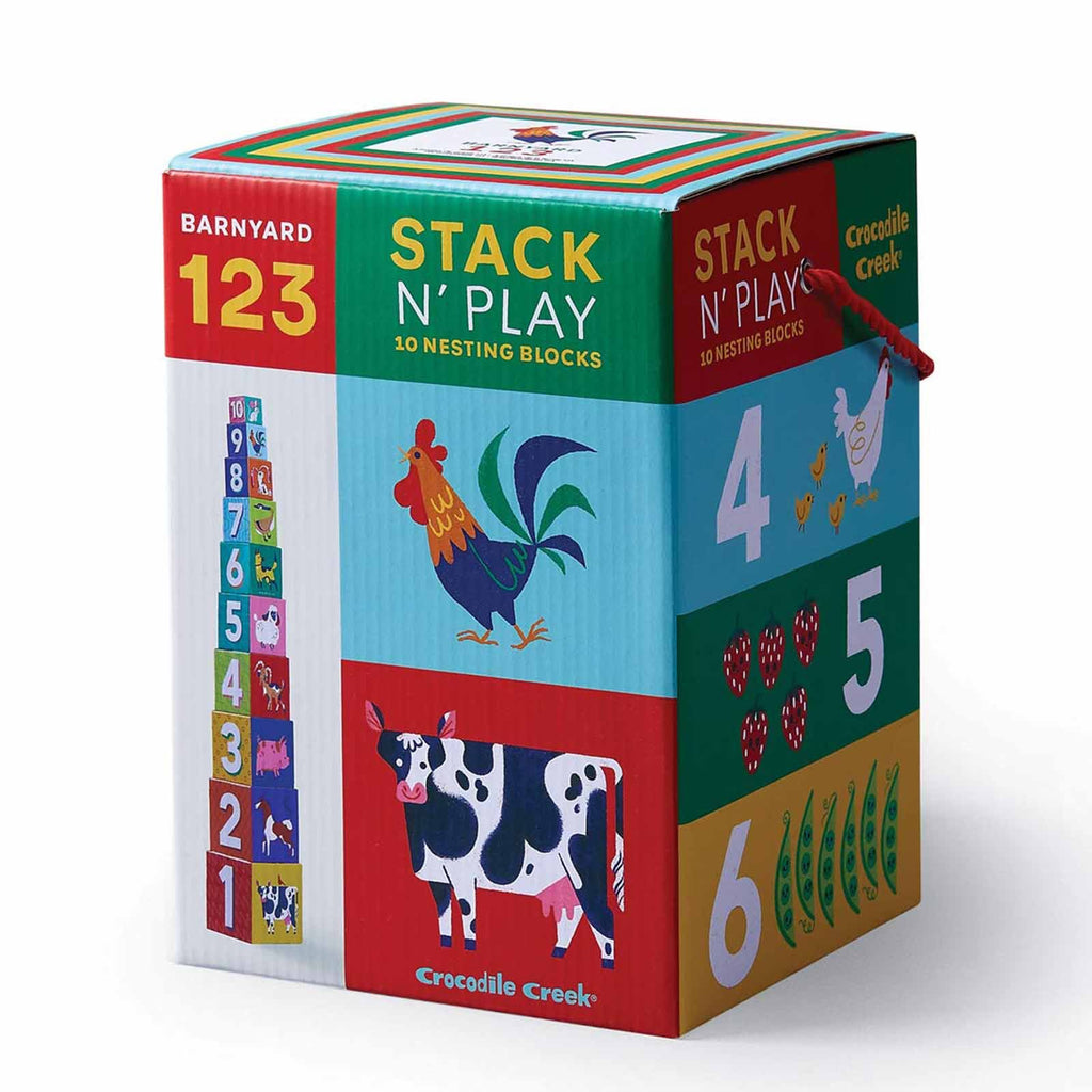 Crocodile Creek Nested Blocks Barnyard - Radar Toys