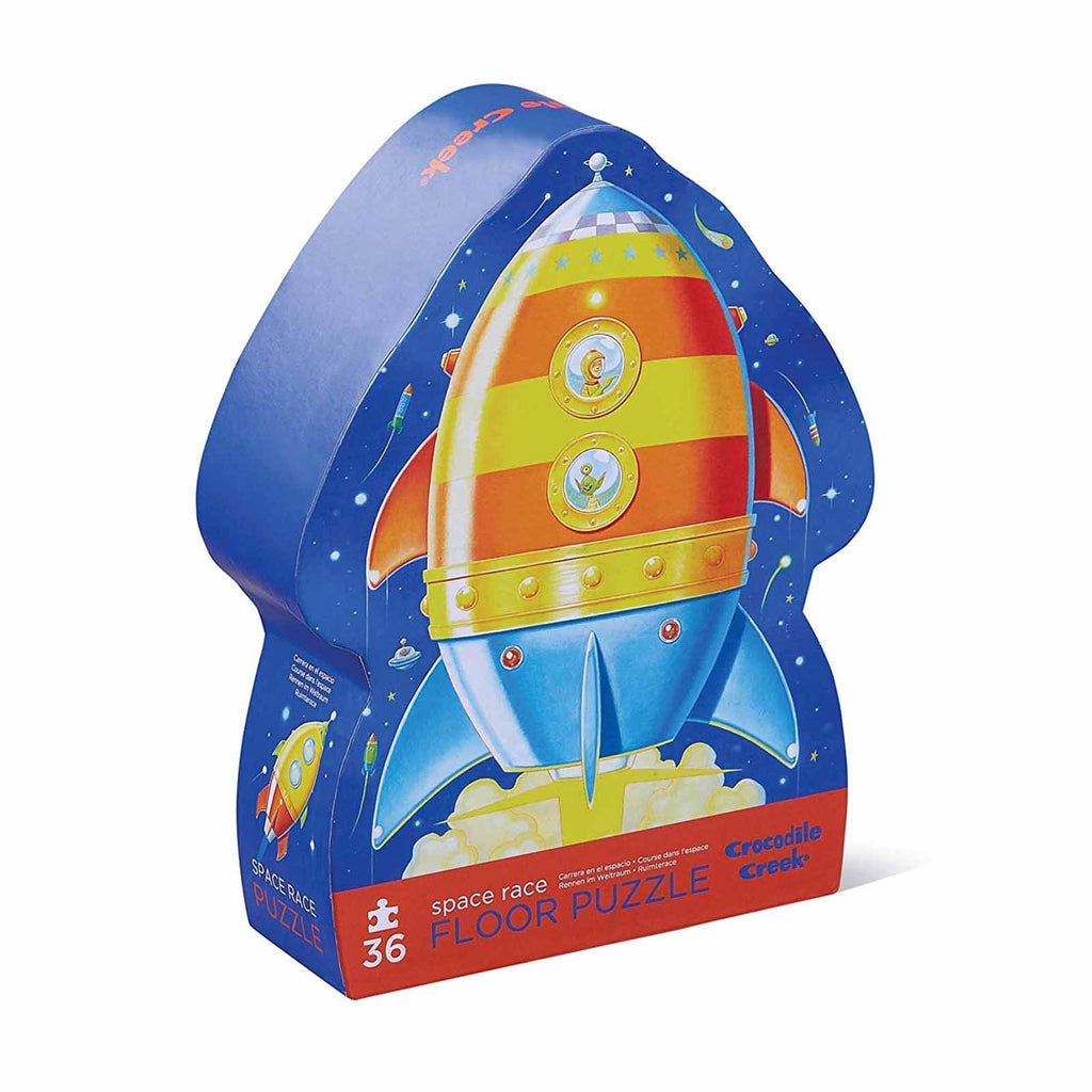 Crocodile Creek Space Race 36 Piece Floor Puzzle - Radar Toys