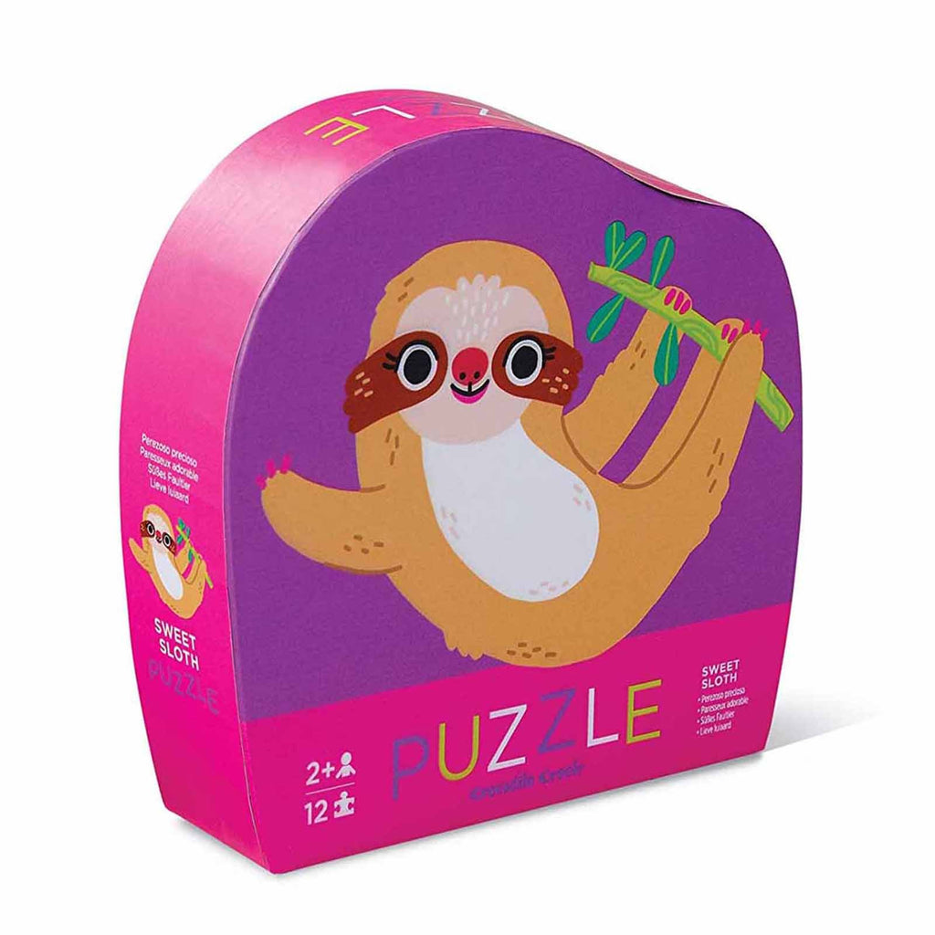 Crocodile Creek Sweet Sloth 12 Piece Puzzle - Radar Toys