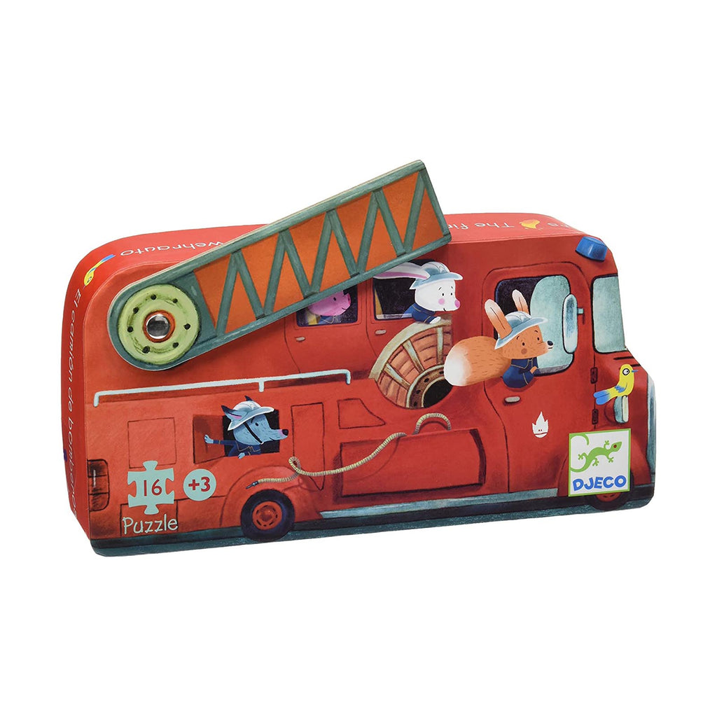 Djeco Fire Truck Mini Jigsaw Puzzle