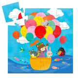 Djeco Hot Air Balloon Mini Jigsaw Puzzle - Radar Toys