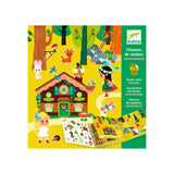 Djeco Magical Forest Sticker Stories Set - Radar Toys
