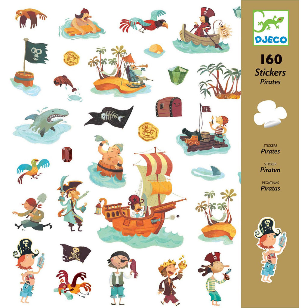 Djeco Pirates Sticker Set DJ08839