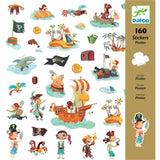 Djeco Pirates Sticker Set DJ08839 - Radar Toys