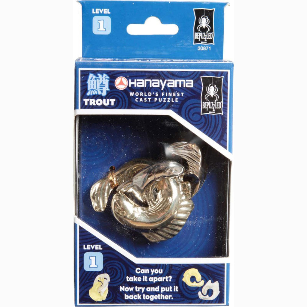 Hanayama Level 1 Trout Cast Puzzle - Radar Toys