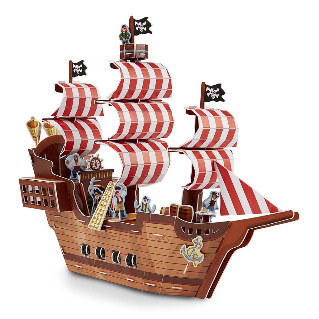 Melissa And Doug 3D Pirate Ship Puzzle