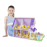 Melissa And Doug 3D Pretty Purple Dollhouse Puzzle - Radar Toys