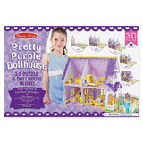 Melissa And Doug 3D Pretty Purple Dollhouse Puzzle - Radar Toys