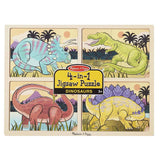 Melissa And Doug 4 In 1 Dinosaurs Jigsaw Puzzle - Radar Toys
