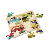 Melissa And Doug 4 In 1 Dinosaurs Jigsaw Puzzle - Radar Toys