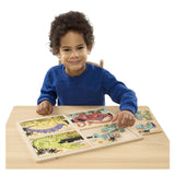 Melissa And Doug 4 In 1 Dinosaurs Jigsaw Puzzle - Radar Toys