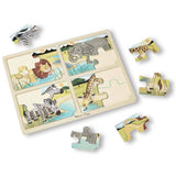 Melissa And Doug 4 In 1 Safari Jigsaw Puzzle - Radar Toys
