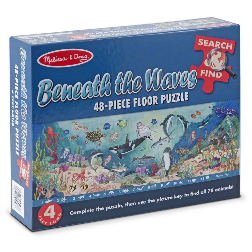 Melissa And Doug Beneath The Waves 48 Piece Floor Puzzle