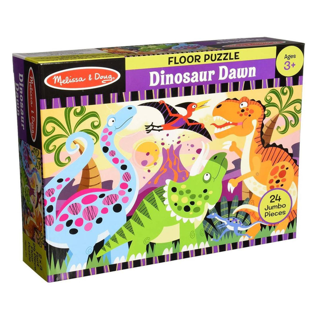 Melissa And Doug Dinosaur Dawn 24 Piece Floor Puzzle