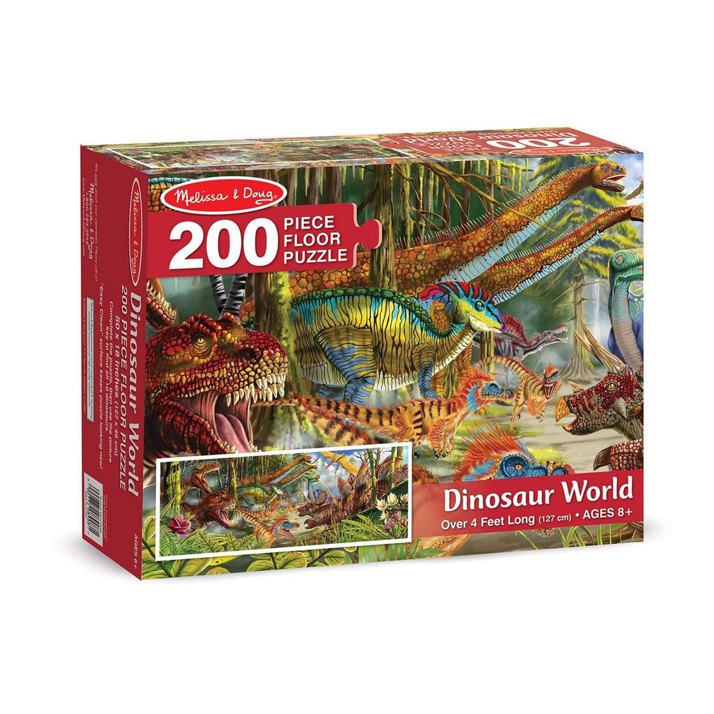 Melissa And Doug Dinosaur World 200 Piece Floor Puzzle - Radar Toys