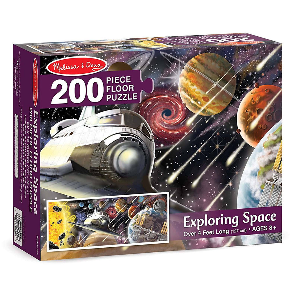 Melissa And Doug Exploring Space 200 Piece Floor Puzzle - Radar Toys