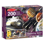 Melissa And Doug Exploring Space 200 Piece Floor Puzzle - Radar Toys