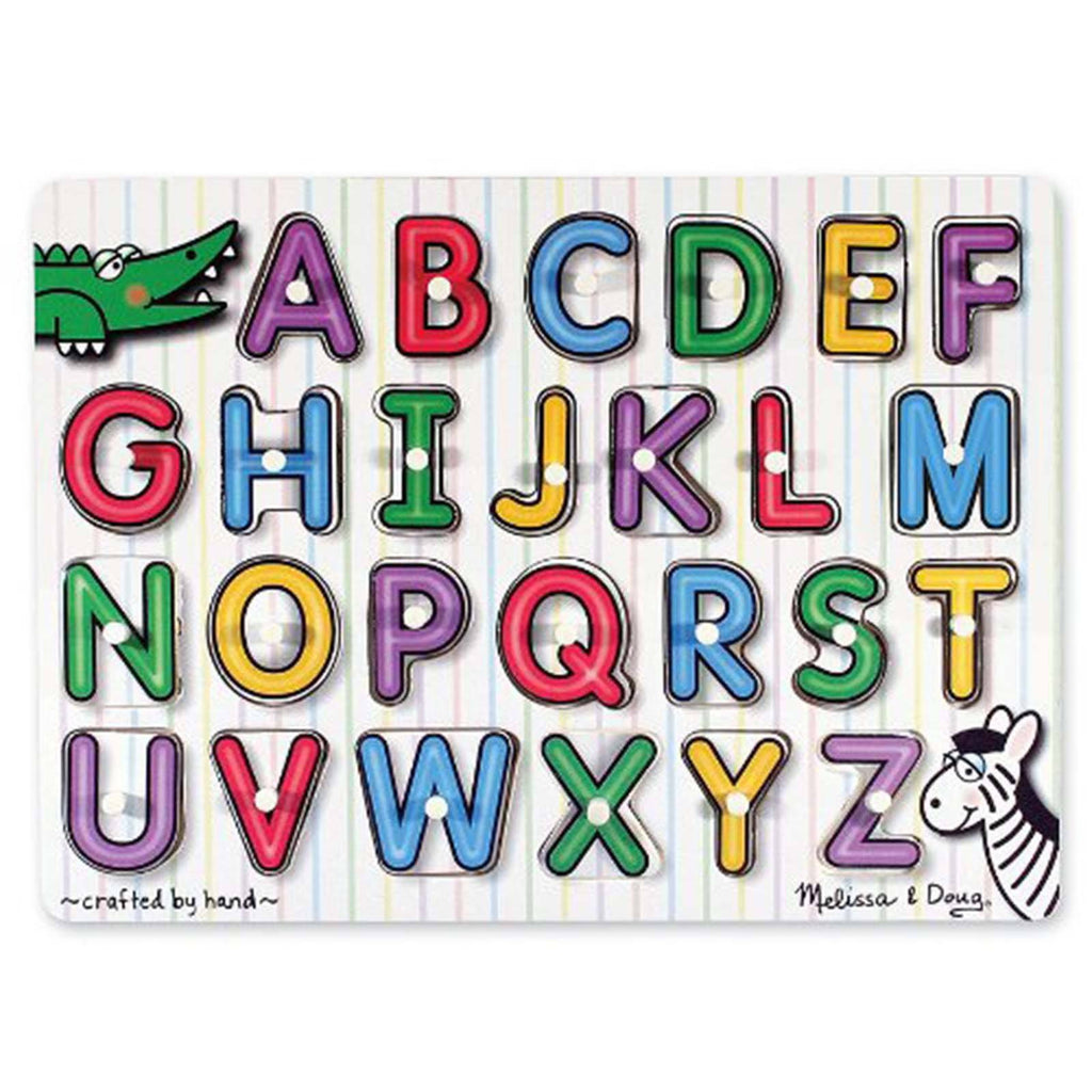 Melissa And Doug First Start Alphabet Peg Puzzle - Radar Toys