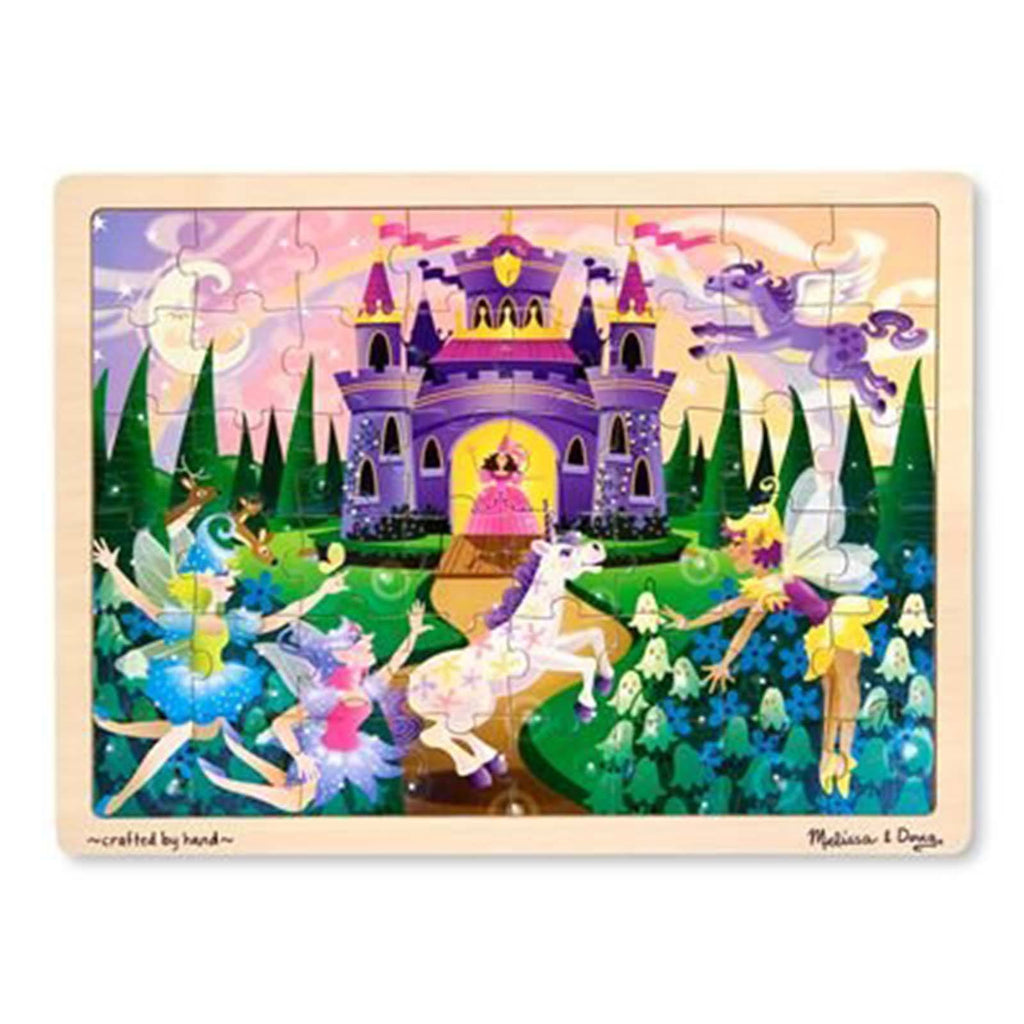 Melissa And Doug Fresh Start Fairy Fantasy 48 Piece Wooden Jigsaw Puzzle - Radar Toys