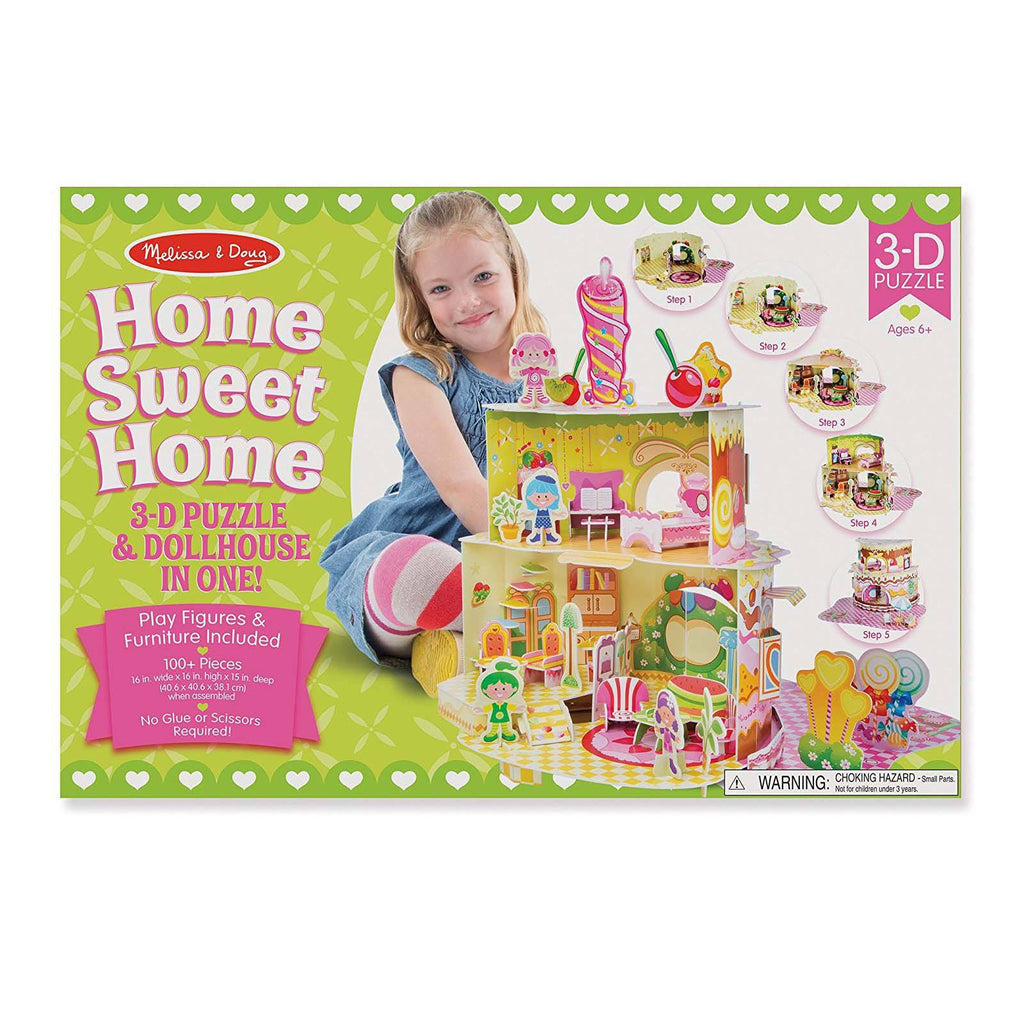 Melissa And Doug Home Sweet Home 3D Puzzle - Radar Toys