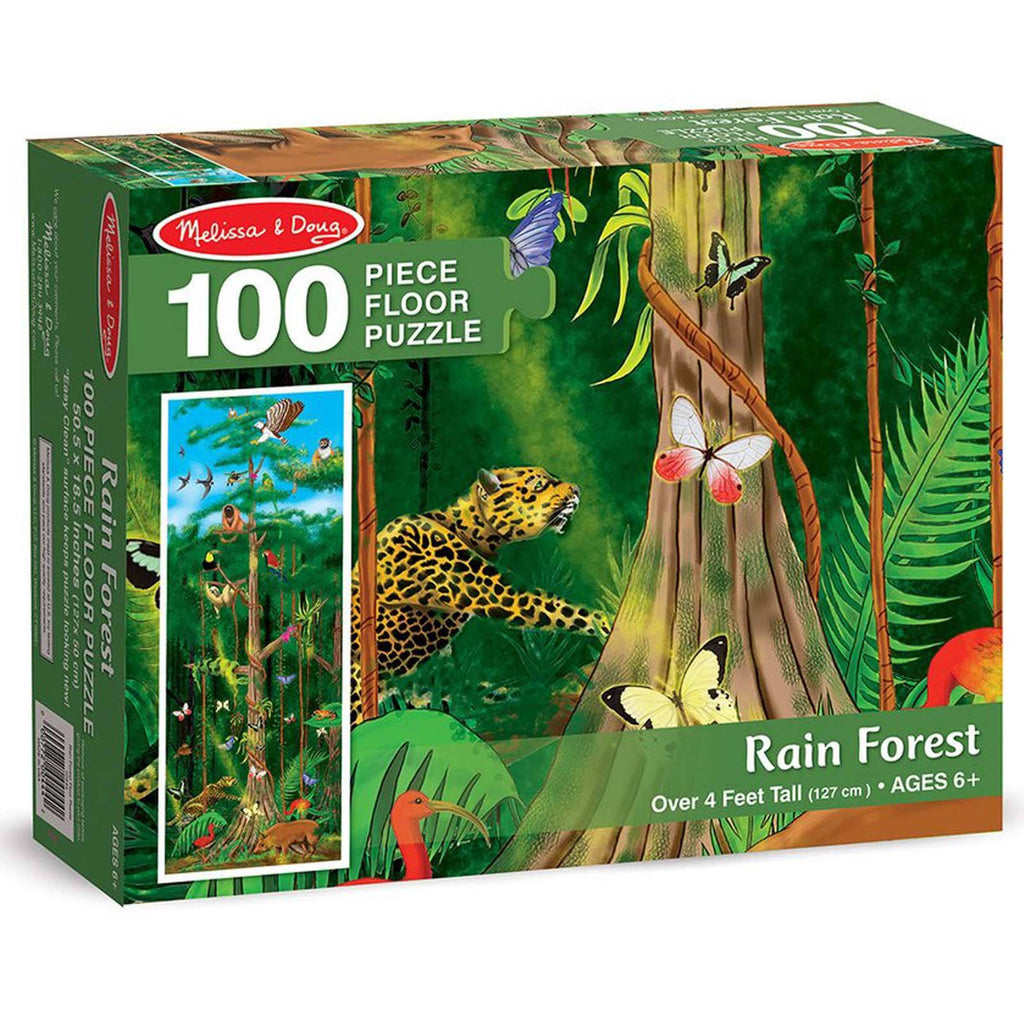 Melissa And Doug Rain Forest 100 Piece Floor Puzzle - Radar Toys