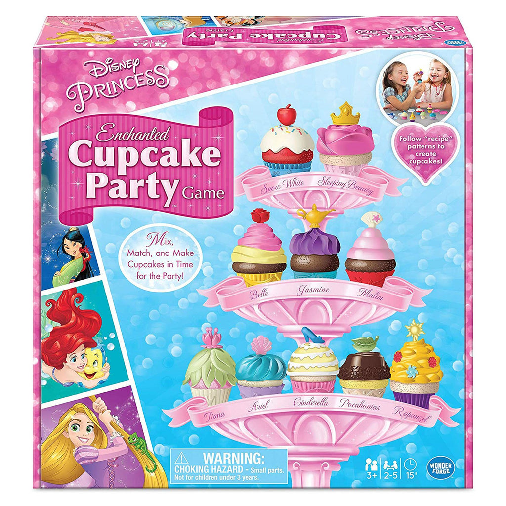 Wonder Forge Disney Princess Enchanted Cupcake Party Game