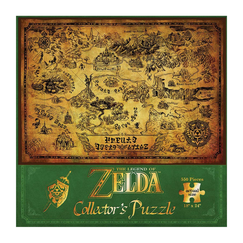 Zelda Hyrule Map Collector's 550 Piece Puzzle