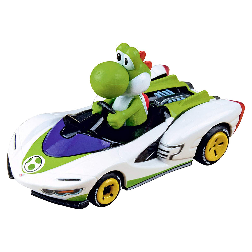 Carrera GO Mario Kart P Wing Yoshi 1:43 Electric Slot Car - Radar Toys