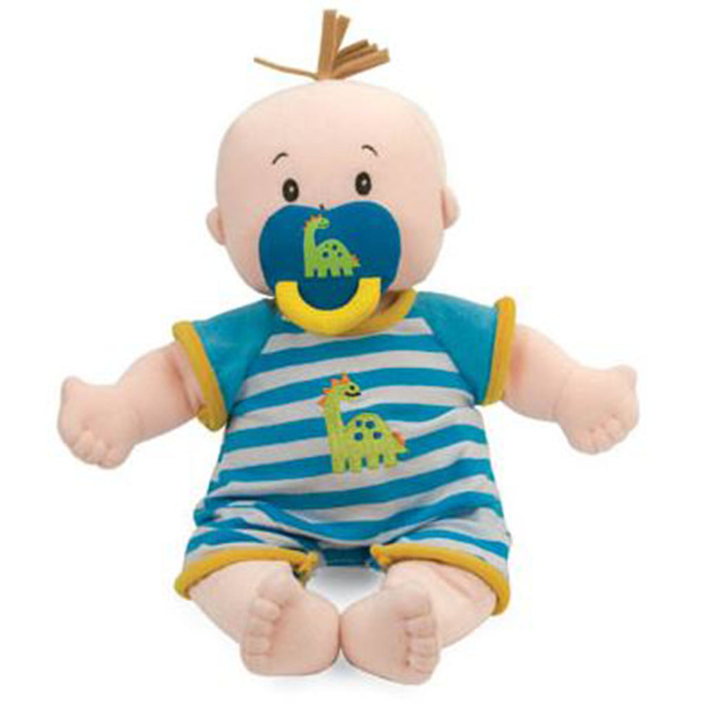 Manhattan Toys Baby Stella Peach Boy Doll Plush Figure - Radar Toys