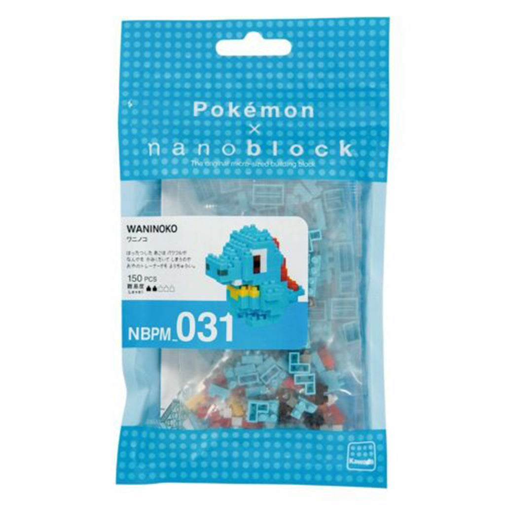 Nanoblock Pokemon Totodile Building Set - Radar Toys