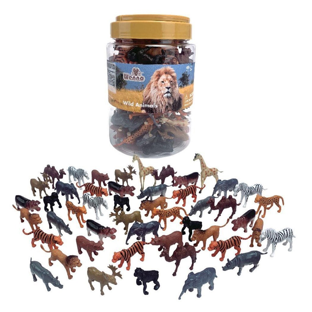 Wenno Wild Animals With Augmented Reality 48 Piece Set