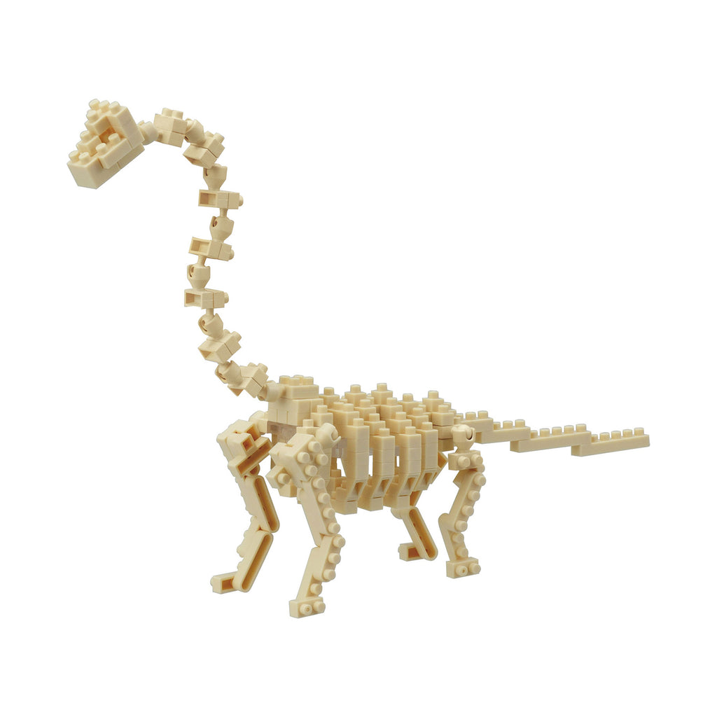 Nanoblock Brachiosaurus Skeleton Model Building Set - Radar Toys