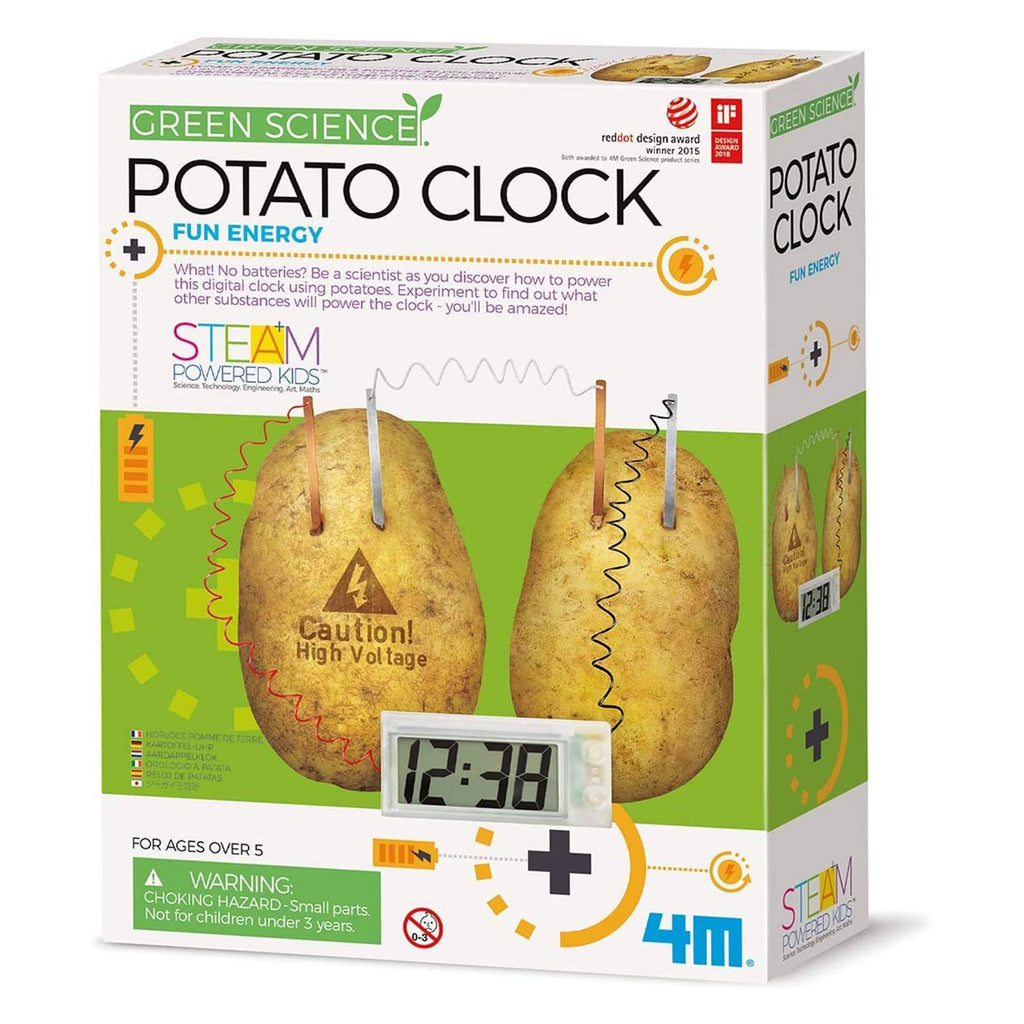 Toysmith Green Science Potato Clock Set - Radar Toys