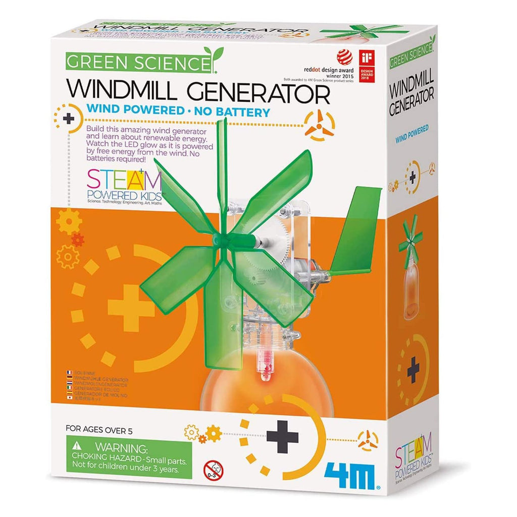 Toysmith Green Science Windmill Generator Set - Radar Toys