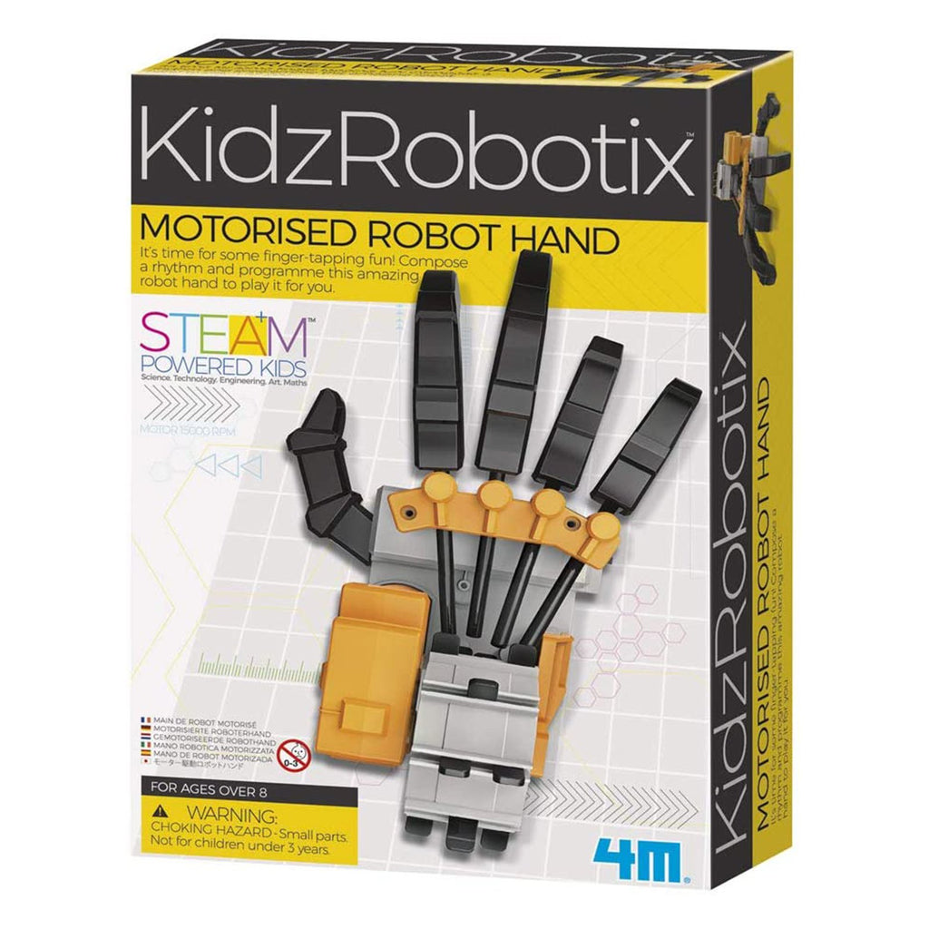 Toysmith Kidzrobotix Motorised Robot Hand Buildable Set - Radar Toys