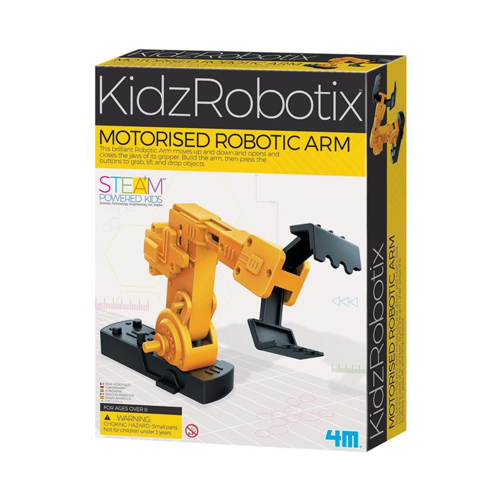 Toysmith Kidzrobotix Motorised Robotic Arm Buildable Set - Radar Toys