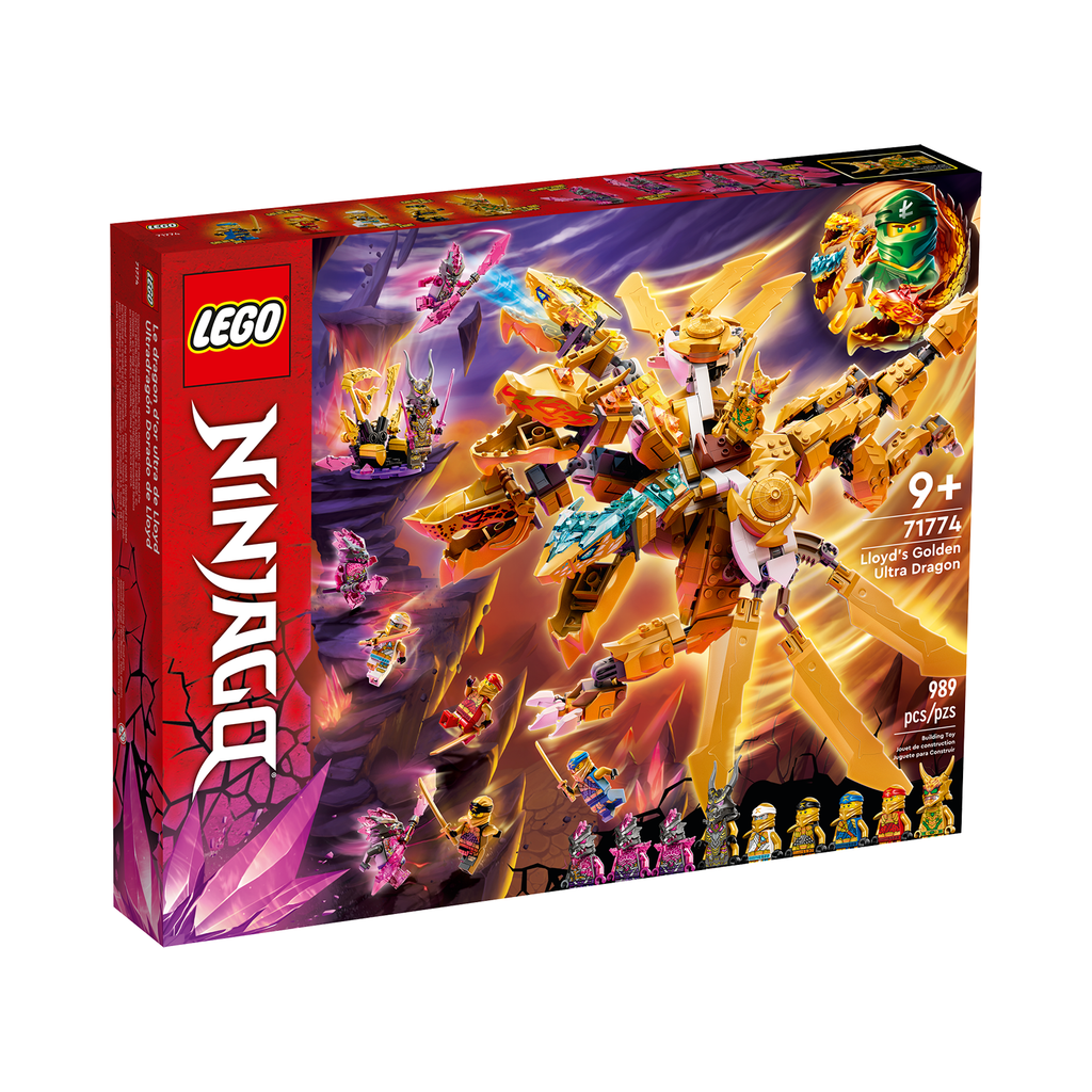 LEGO® Ninjago Lloyd's Golden Ultra Dragon Building Set 71774 - Radar Toys