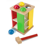 Melissa And Doug Pound And Roll Wooden Tower Set - Radar Toys
