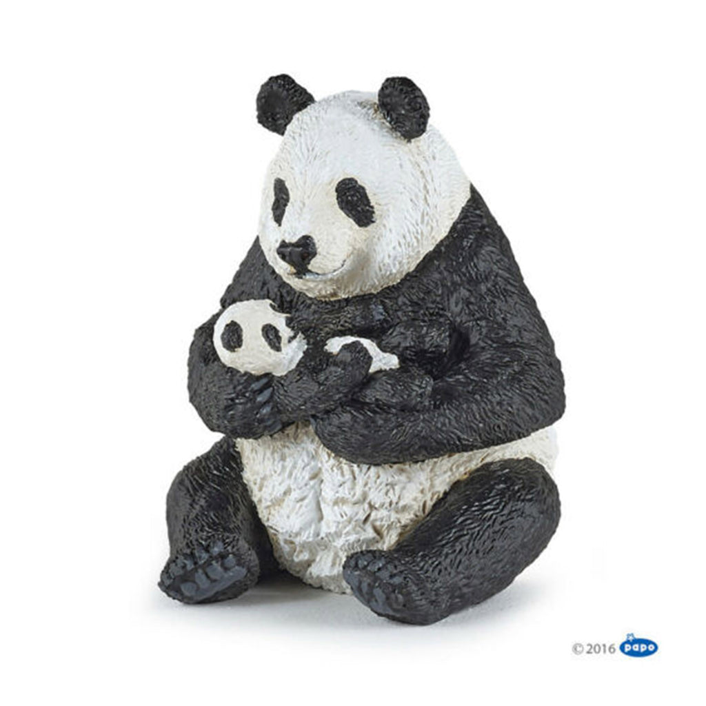 Papo Sitting Panda And Baby Animal Figure 50196