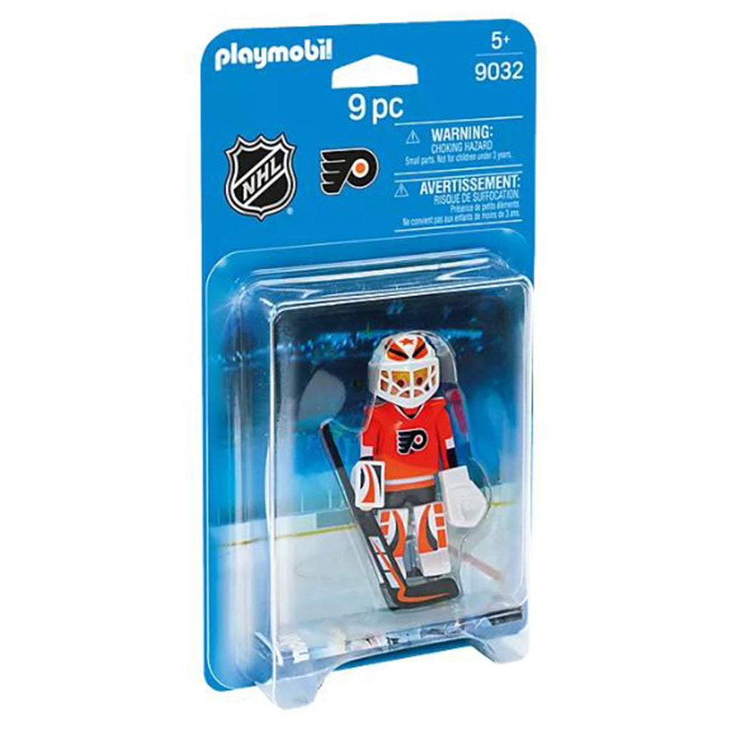 Playmobil NHL Philadelphia Flyers Goalie Building Set 9032 - Radar Toys